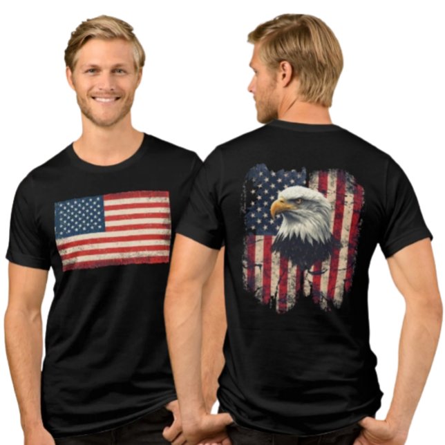 Beängstigender amerikanischer T - Shirt und Adler  (Von Creator hochgeladen)