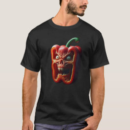 Beängstigender Bell Pepper Gemüsegarantie, Veganes T-Shirt