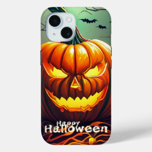 Beängstigender Blick Orange Pumpkin mit Gesichtsau Case-Mate iPhone Hülle