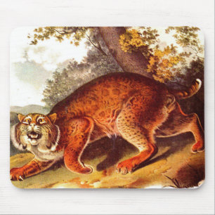 beängstigender Bobcat Mousepad