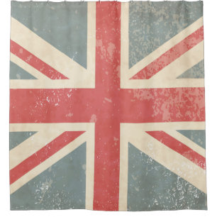 Beängstigender Briten Jack Duschvorhang