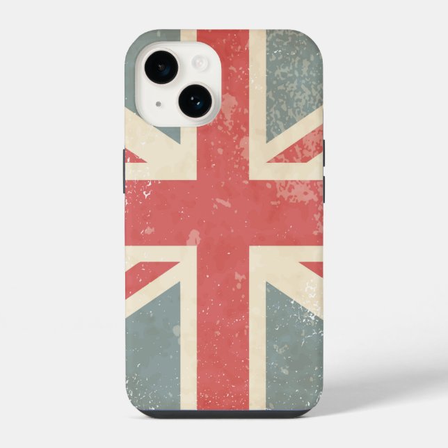 Beängstigender Briten Jack iPhone Hülle (Rückseite)