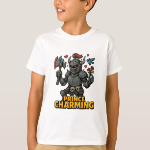 Beängstigender Cartoon Knight - "Preis charmant T-Shirt