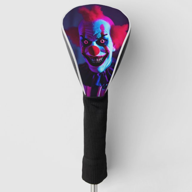 beängstigender Clown Golf Headcover (Vorderseite)