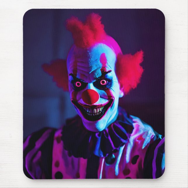 beängstigender Clown Mousepad (Vorne)