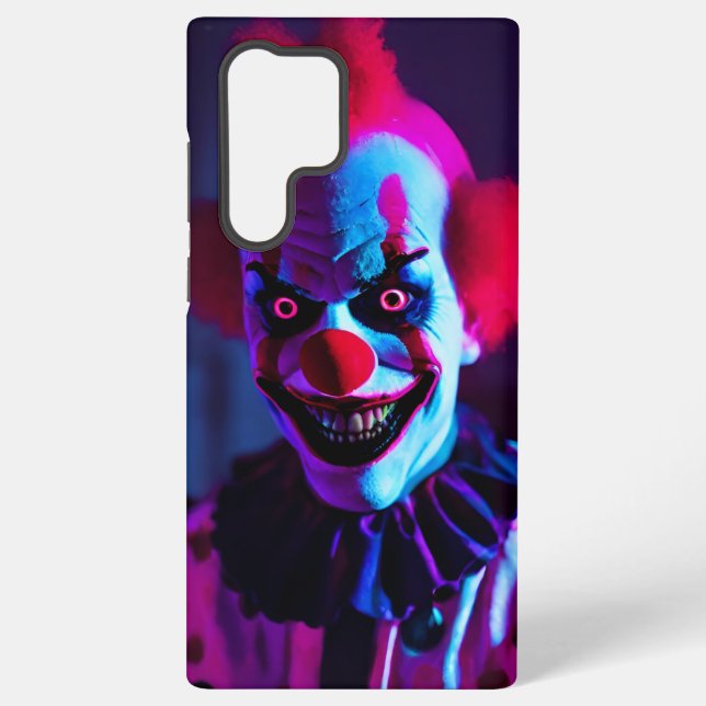 beängstigender Clown Samsung Galaxy Hülle (Rückseite)