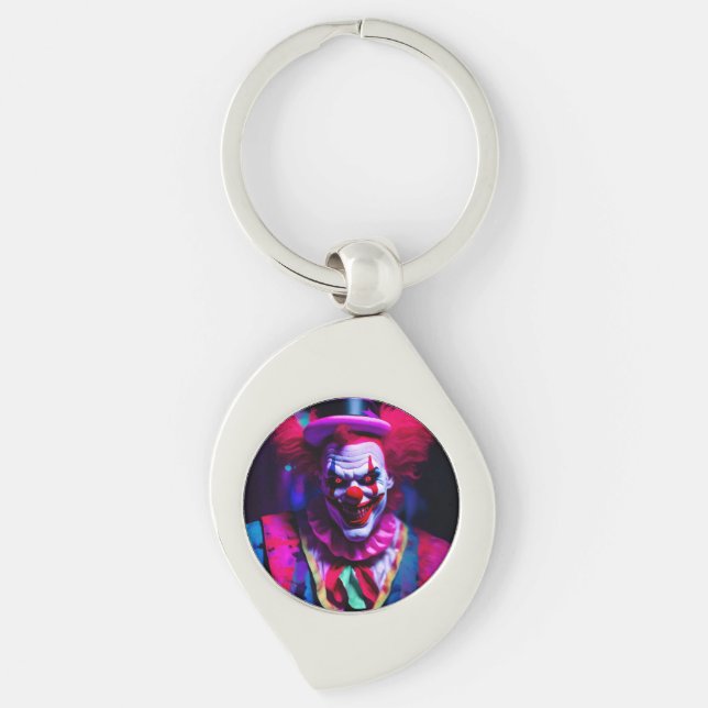 beängstigender Clown Schlüsselanhänger (Vorderseite)