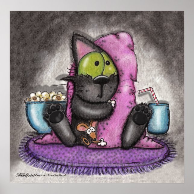 Beängstigender Film - Katze und Maus Poster (Vorne)