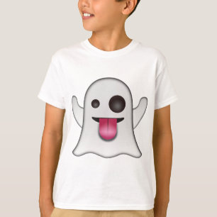 Beängstigender Geist Emoji cooler Spaß T-Shirt