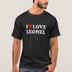 Beängstigender Grunge, der Stil I-Liebe Leonel aus T-Shirt
