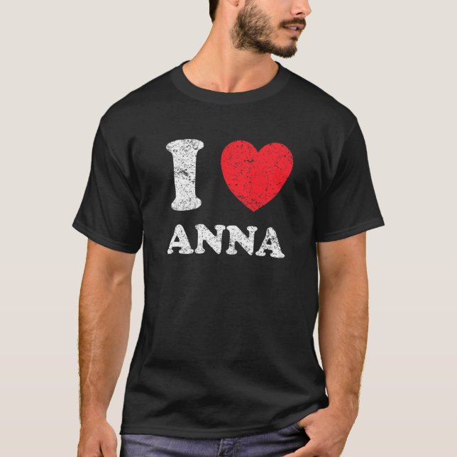 Beängstigender Grunge Worout Style I Liebe Anna T-Shirt (Vorderseite)