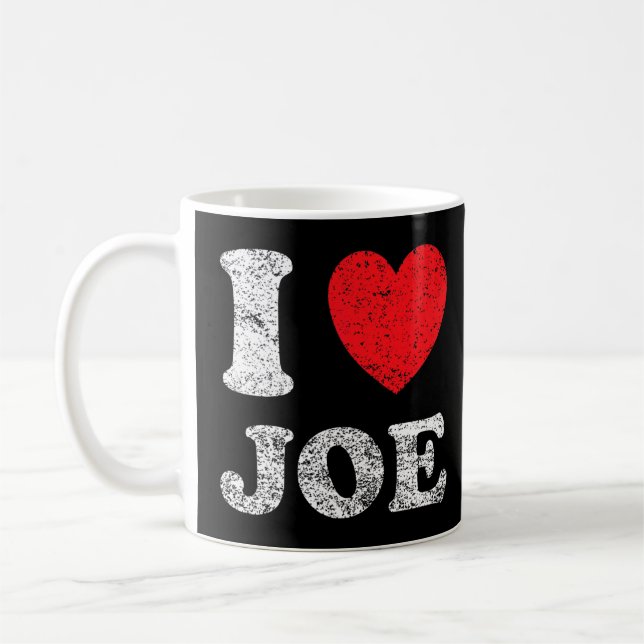 Beängstigender Grunge Worout Style I Liebe Joe Kaffeetasse (Links)