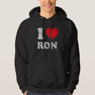 Beängstigender Grunge Worout Style I Liebe Ron Hoodie