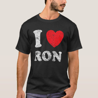 Beängstigender Grunge Worout Style I Liebe Ron T-Shirt