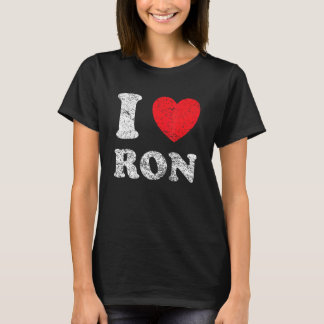 Beängstigender Grunge Worout Style I Liebe Ron T-Shirt