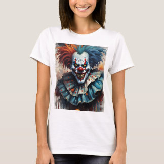 Beängstigender Halloween-Circus Clown Frauen T T-Shirt