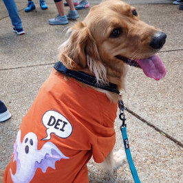 Beängstigender Halloween-Geist - DEI - orange T-Shirt