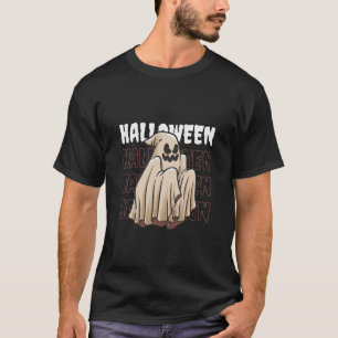 Beängstigender Halloween-Geist T-Shirt