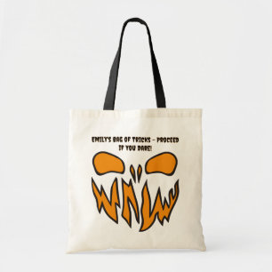 Beängstigender Halloween-Trick oder zauberhafte Fu Tragetasche