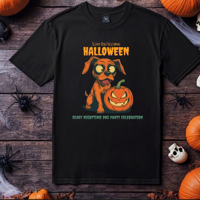 Beängstigender Hund nach Halloween-T - Shirt, heiß T-Shirt (Von Creator hochgeladen)