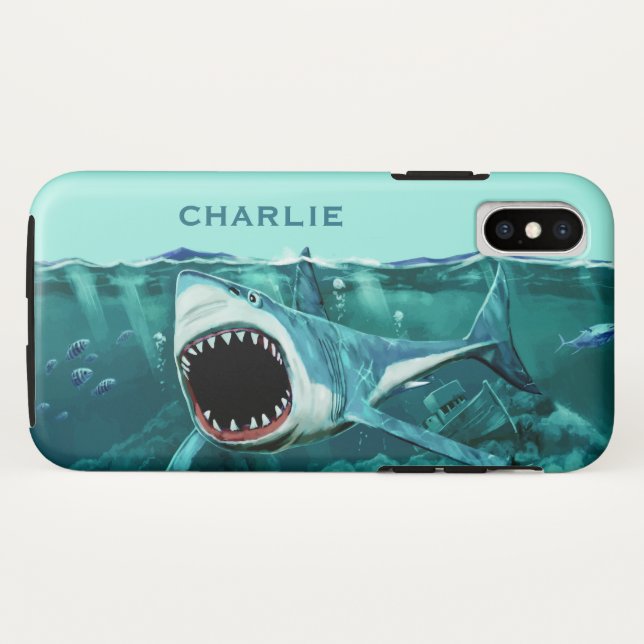 Beängstigender individuelle Name Case-Mate iPhone Hülle (Rückseite (Horizontal))
