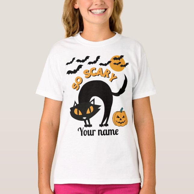beängstigender Individuelle Name T-Shirt (Vorderseite)