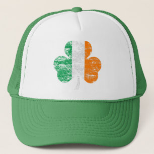 Beängstigender irischer Flag Kleeblatt Trucker Hat Truckerkappe