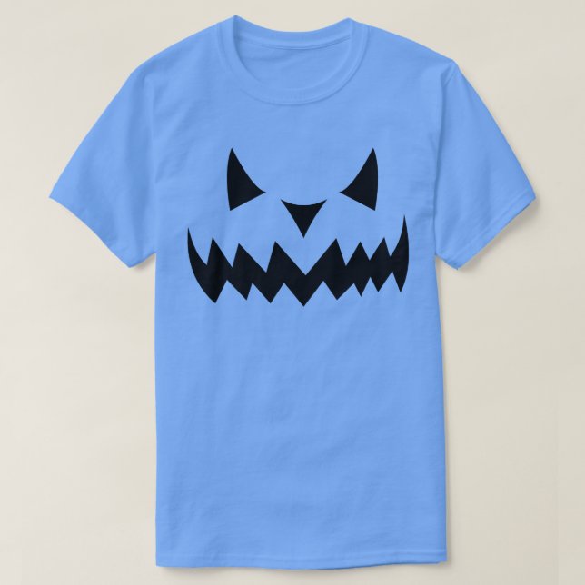 Beängstigender Jack O' Lantern T-Shirt (Design vorne)