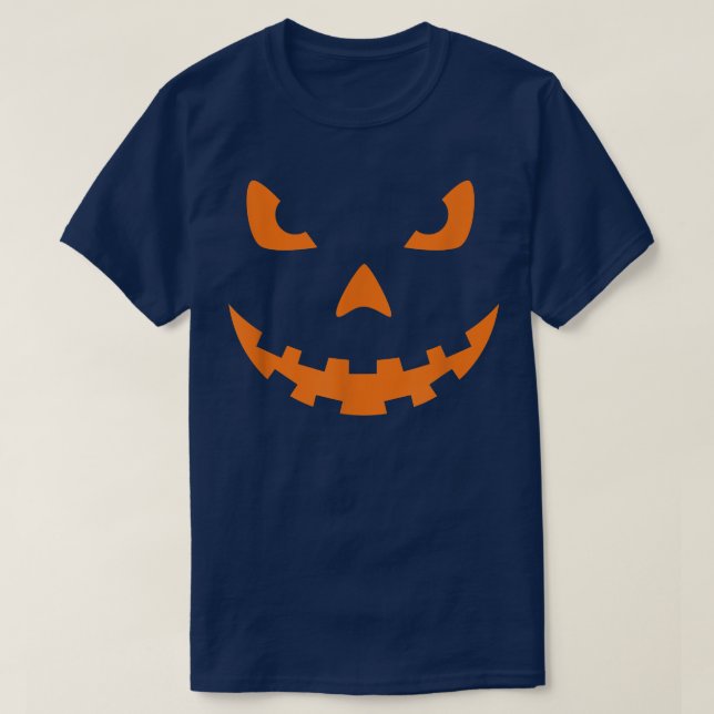 Beängstigender Jack O'Lantern Halloween  T-Shirt (Design vorne)