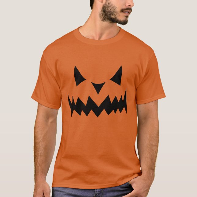 BEÄNGSTIGENDER JACK O'LANTERN T-Shirt (Vorderseite)