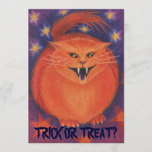 Beängstigender Jack "Trick oder Leckerei?" Party Einladung