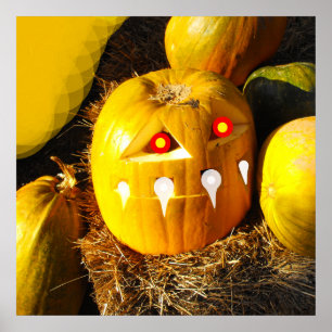 Beängstigender Kürbis Poster