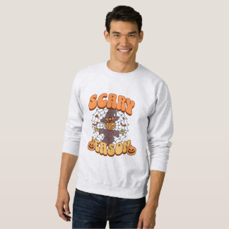 Beängstigender Kürbisassistent für Halloween Sweatshirt