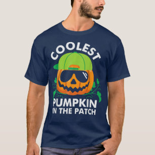 Beängstigender Kürbisgrabstich im Halloween-Design T-Shirt