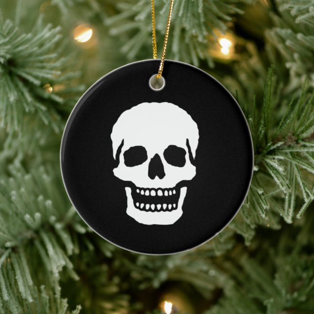 Beängstigender Laughull Keramik Ornament (Baum)