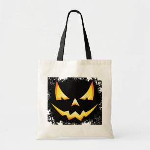 Beängstigender Pumpkin Halloween Trick oder Treat Tragetasche