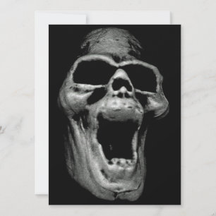 Beängstigender Schädel