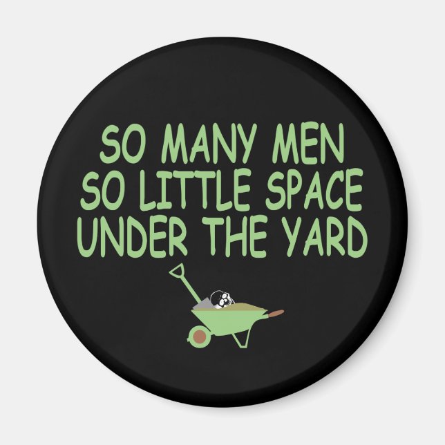 Beängstigender Slogan Magnet (Vorne)