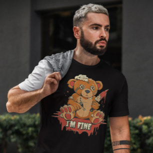 Beängstigender Teddy Bär T-Shirt