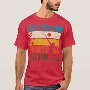 Beängstigender Vintager Volleyball ist meine Liebl T-Shirt