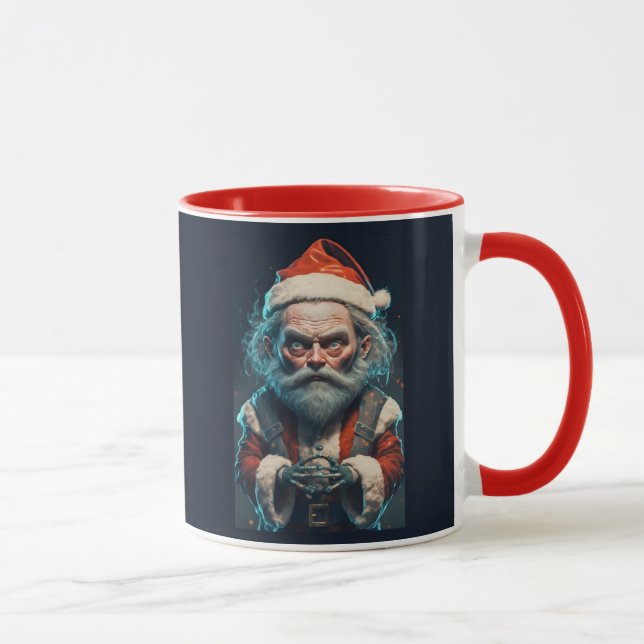 Beängstigender Weihnachtsmann Tasse (Rechts)
