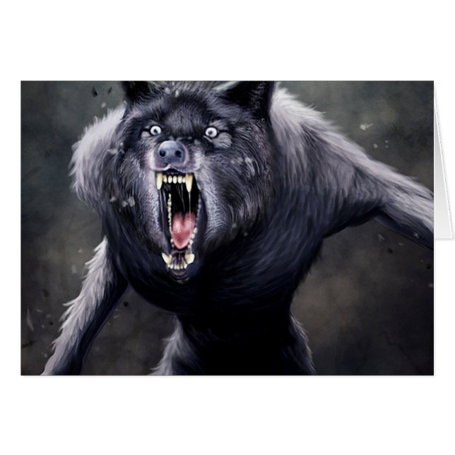 beängstigender Werwolf (Vorderseite (Horizontal))