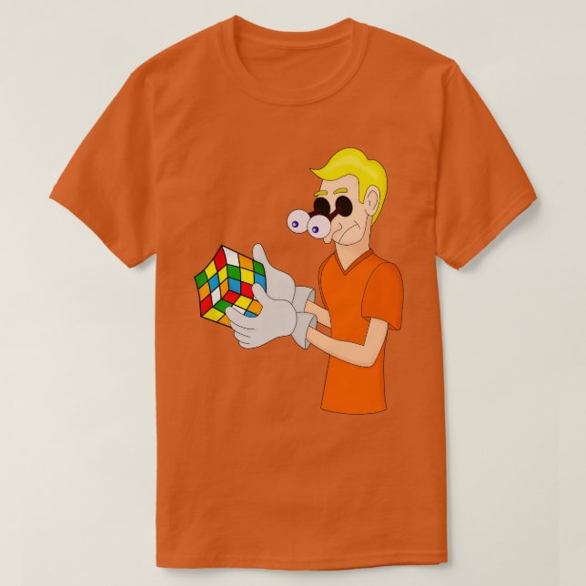 Beängstigender Zauberwürfel T-Shirt (Design vorne)
