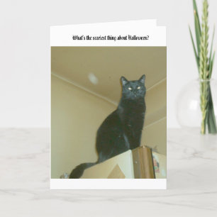 Beängstigendes an Halloween Karte