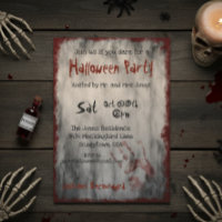 Beängstigendes Blut-Blut-Halloween-Party
