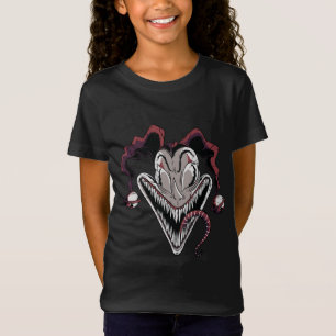 Beängstigendes Clown-Face-Halloween-Design T-Shirt