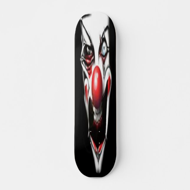 Beängstigendes Clown-Skateboard Skateboard (Vorne)