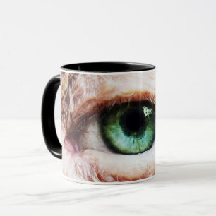 Beängstigendes Eyeball und Halloween Green Eye / Tasse