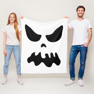 Beängstigendes Geistgesicht Halloween-Kostüm-Par Fleecedecke