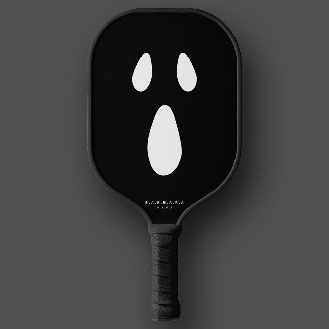 Beängstigendes Gesicht Boo Ghost Funny Stilvolles  Pickleball Schläger (Scary Face Boo Ghost Funny Stylish Halloween Pickleball Paddle
)
